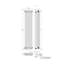 Dubose Vertical Traditional 4 Column Radiator Raw Metal-702922467