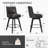 Arleine Swivel 26.7'' Upholstered Counter Stool-1866948337