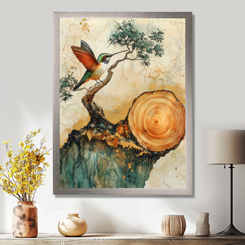 Gineva - Animals Wall Art Prints, Argent argent, H 32 po x l 24 po, Picture Framed