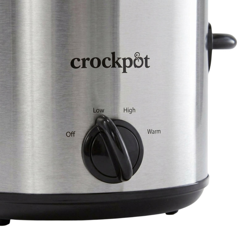 Crock-Pot 3 qt Silver Stoneware Slow Cooker