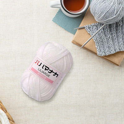 Kiting Crochet Hand-woven Thick Ice Bar Yarn Handcrafted DIY Crochet Sweater Doll Yarn Segment Dyed Scarf Yarn