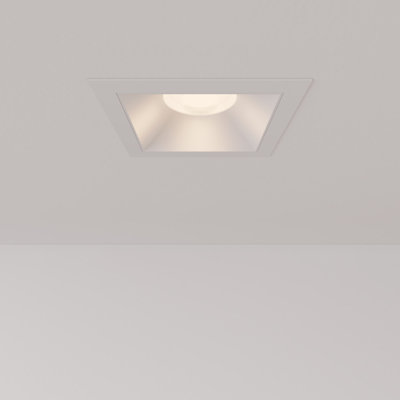 Libra Vidalite 2In LED Recessed Ceiling Light, Square Canless Downlight Kit With Selectable 5CCT Color Temperature & Full Range Dimmer, 700LM Brightness, 9W, ETL, IC & IP44 Wet Rated