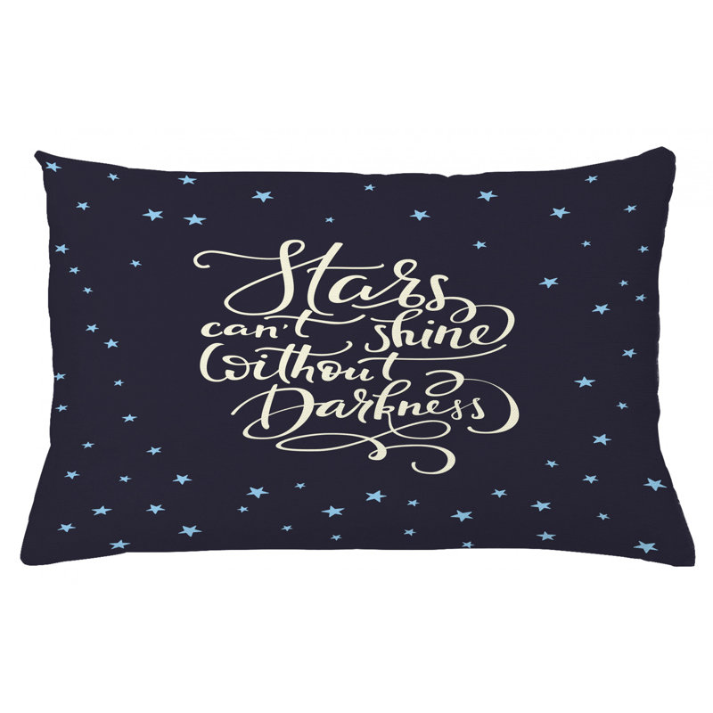 Housse de coussin lombaire intérieur/extérieur inspirational, 16 po x 26 po