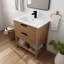 Meuble-lavabo de 30 po avec 2 tiroirs à fermeture douce, conception autoportante, poignée en métal, meuble-lavabo moderne avec tiroir en contreplaqué de 30 po, architecture, fermeture, commodité-230223174-230223169