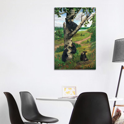 Spring In Bear Country by Laura Curtin - Wrapped Canvas Painting