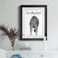 Girafe - cadre photo, impression sur papier-1180677457-1180677471