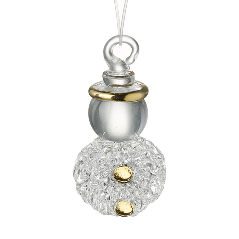3cm Glass Holiday Shaped Ornament