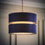 Blended Fabric Drum Pendant Shade-575583660-575583663