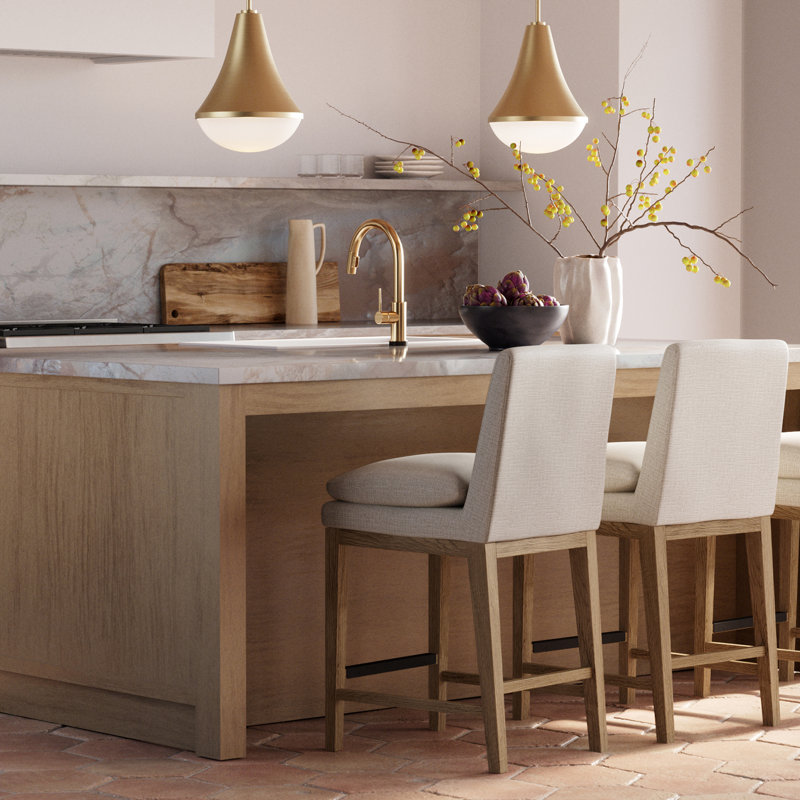 Candace 1 - Light Dome Pendant, Lacquered Brass