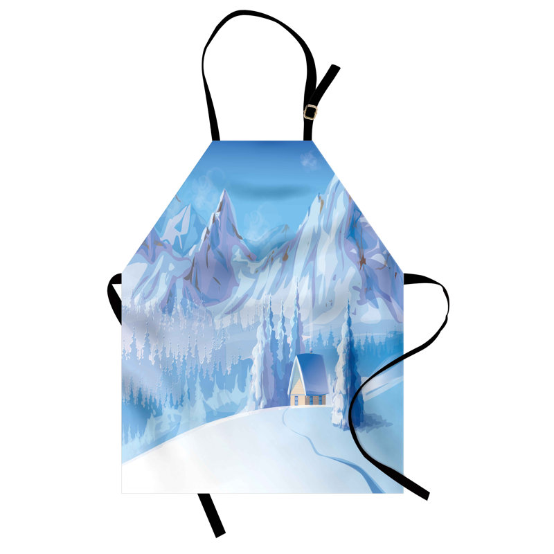 No Pattern Bib Apron