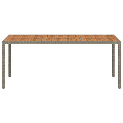 Oriska Rectangular Metal Outdoor Dining Table , cm W 90cm cm D