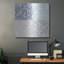  «Cross Current Square Up Cool» par Cheryl Warrick, art mural en métal, 36 po x 36 po-698107848