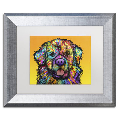 « newfie », impression sur toile encadrée