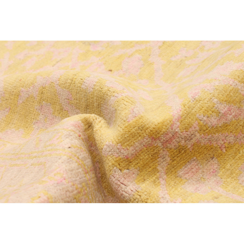 Tapis beige Peshawar Oushak 5 pi 1 po x 7 pi 9 po