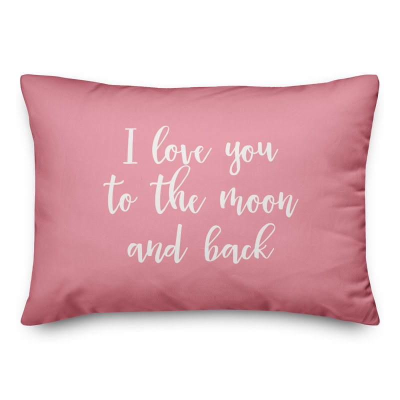  Housse de coussin rectangulaire et insert, Rose