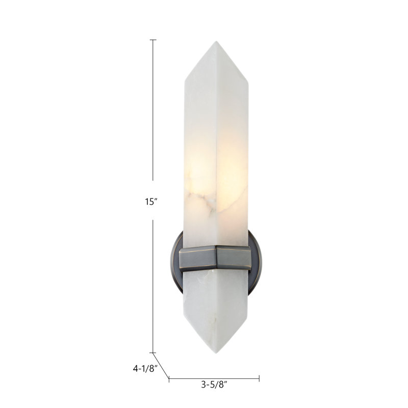 Valencia 1 - Light Bath Sconce, Vintage Brass