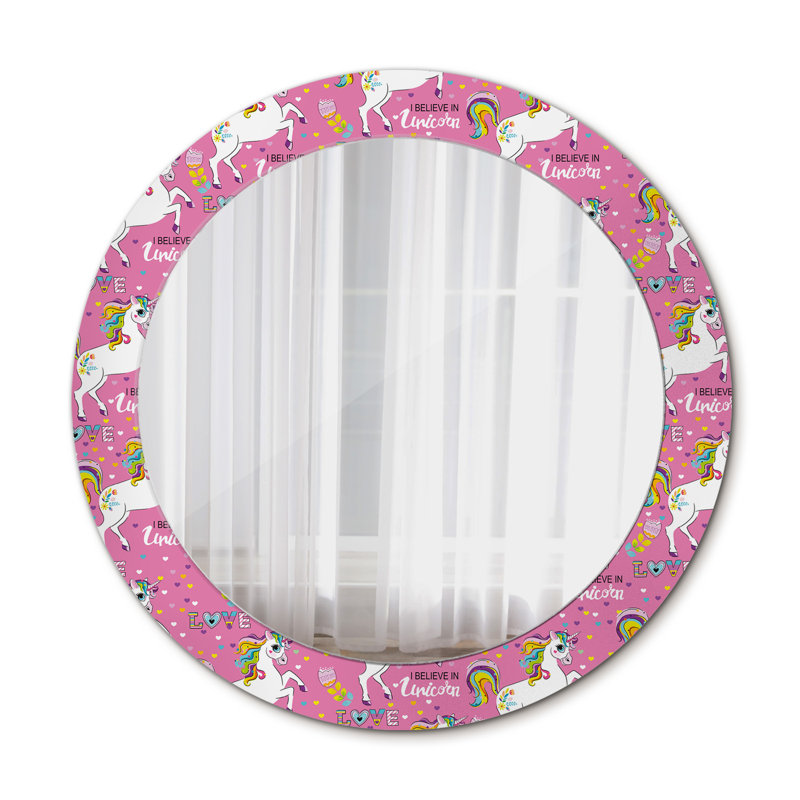 Huldar Glass Flat Wall Mirror, 70cm x 70cm