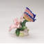 Figurine papillon en porcelaine fine 3 1/4 "H