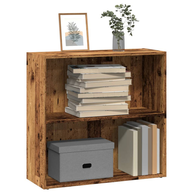 Analuisa Bookcase, (1 Shelves) 77cm H x 80cm W x 30cm D, Reclaimed Wood