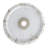 Round Above Counter Ceramic Art Sink For Bathroom, High - Quality Glaze, Well Crafted, 15.7 Inches Wide, 18.9 Lb Bathroom Counter, Featuring White And Gold Design, Three Layers Of Easy To Maintain,