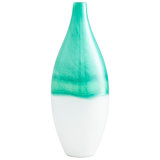 Iced Marble Glass Table Vase