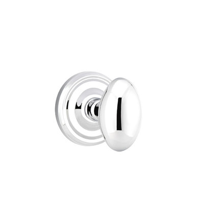 Egg Double Dummy Door Knobs with Regular Rosette