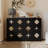 6-Drawer Dresser With Crystal Handle And Black Finish