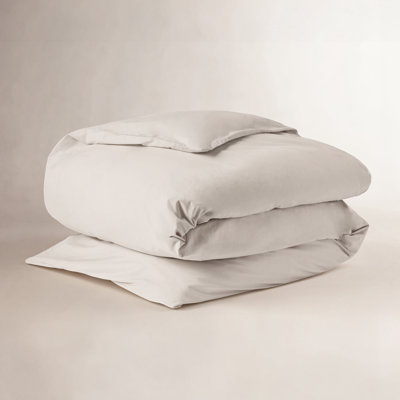 Refined Organic Percale Duvet Cover
