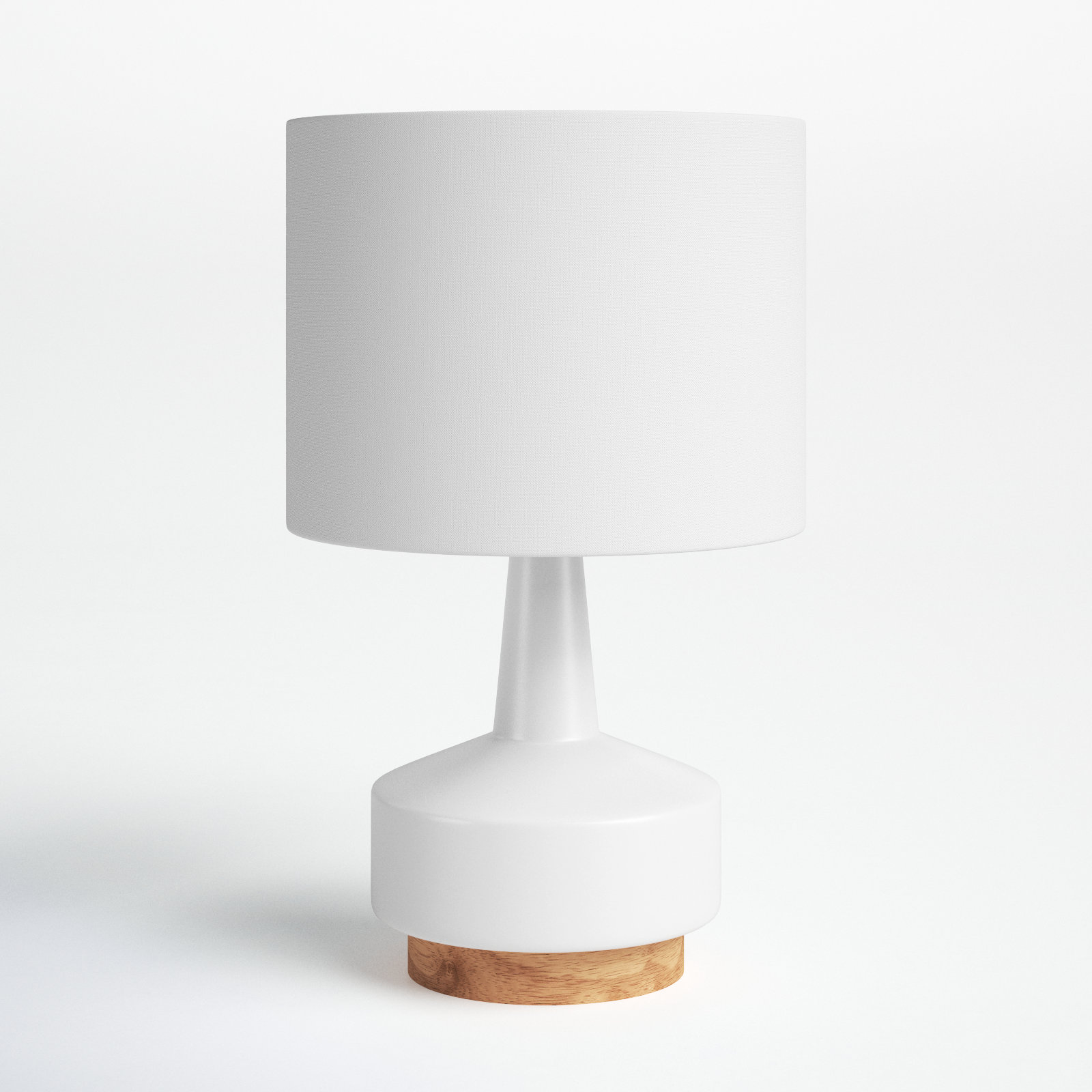 Aleksi Ceramic Table Lamp, White