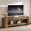 Console 63 po avec tablettes de rangement, meuble télé pour téléviseur de 75 po ou moins 63 po