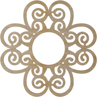 Cohen Wood Fretwork Pierced Ceiling Medallion