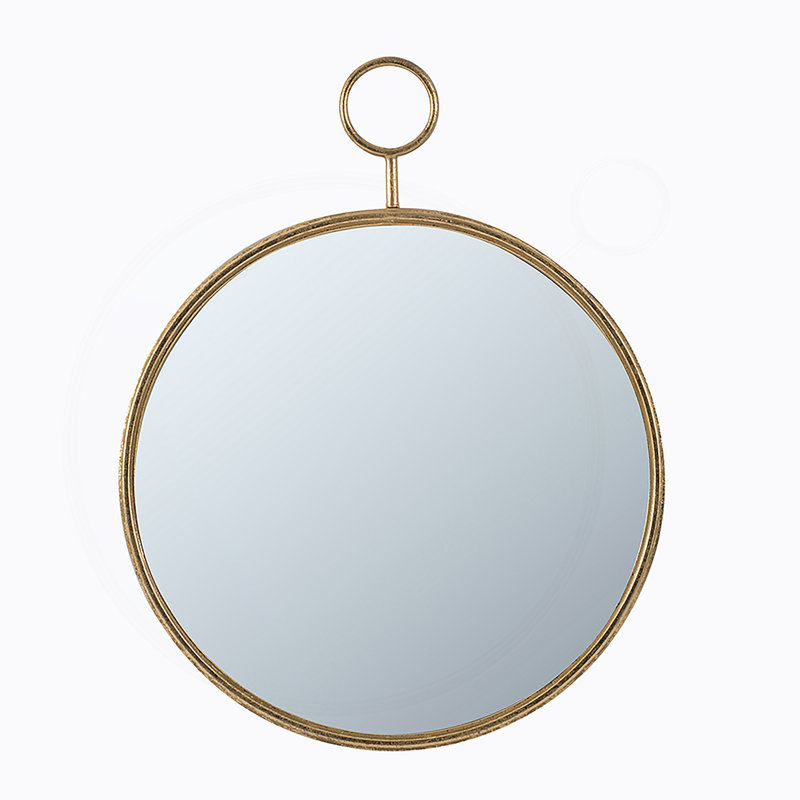Miroir rond en fer
