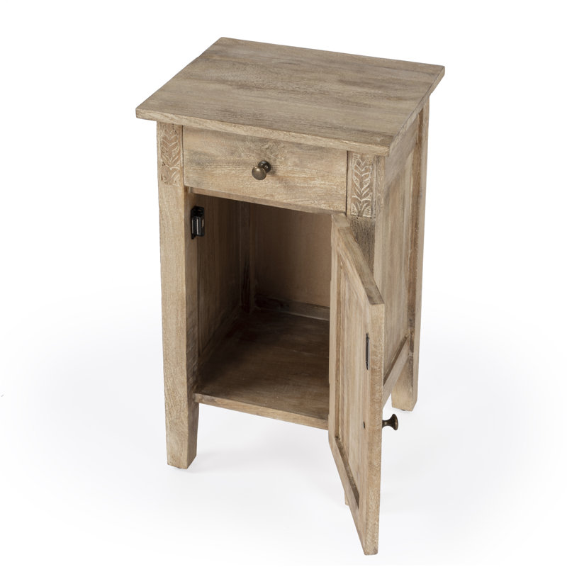 Table de chevet 1 tiroir Cateline, Naturel