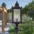 Dunnmore 1-Light Outdoor Post Lantern in Black