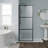 34“W x 72”H Frosted Tempered Glass Shower Door