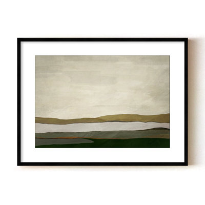 Terra Modscape VII By Chichi - Modern Landscape Painting