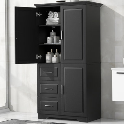 Macc 62.5'' Freestanding Bathroom Cabinet