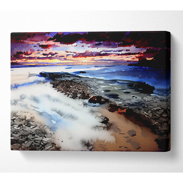 House of Hampton The Swell of the Ocean - Wrapped Canvas Art Prints ...