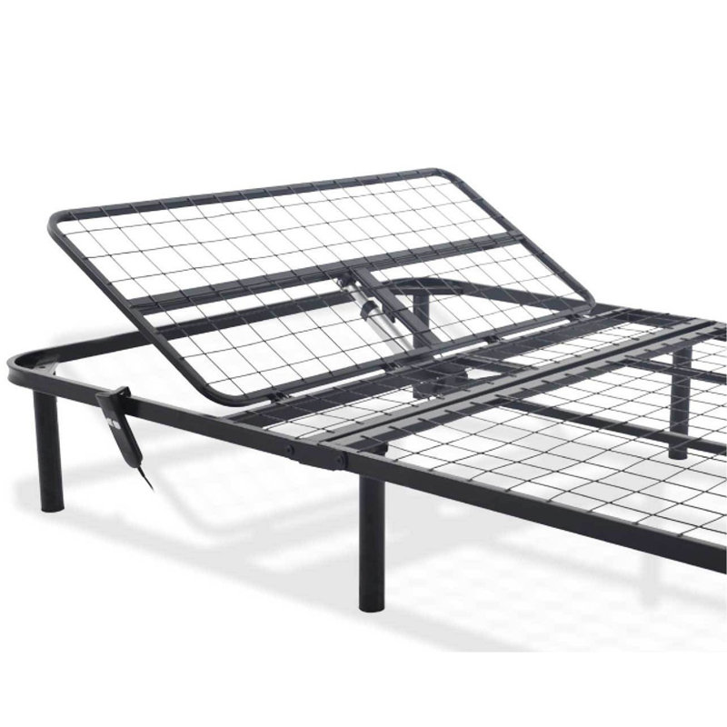 Base de lit ajustable noire