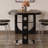 Creative Unique-shaped Solid Wood Dining Table-1202633884