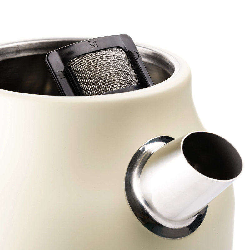 Westinghouse 1.7L Stainless Steel Electric Tea Kettle, White