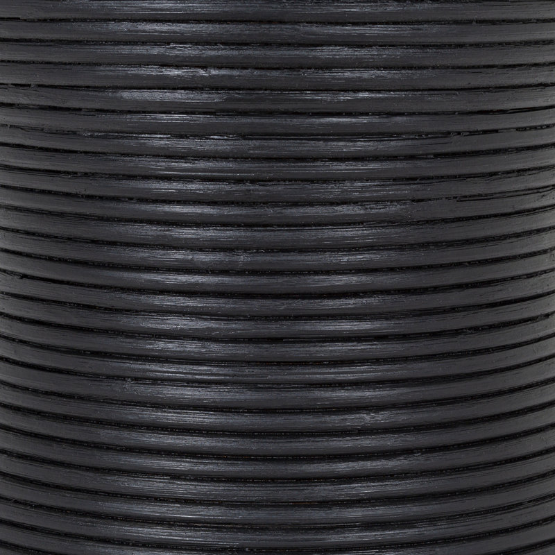 Holcomb Rattan End Table , Black