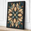 Mandala Symmetry Geometric - Wrapped Canvas-3145653-3145654