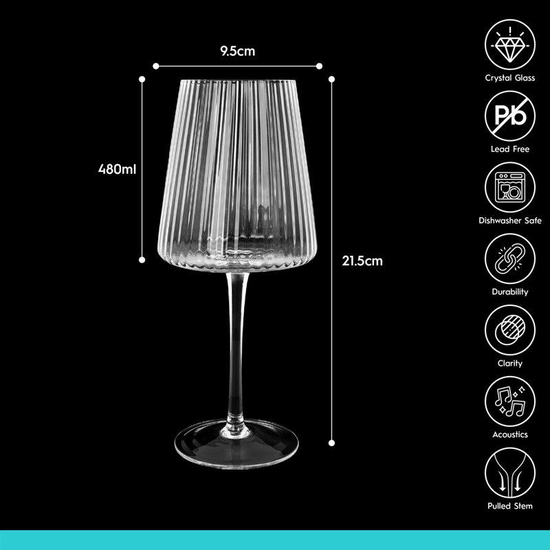 480ml White Wine Glass, Set of 24