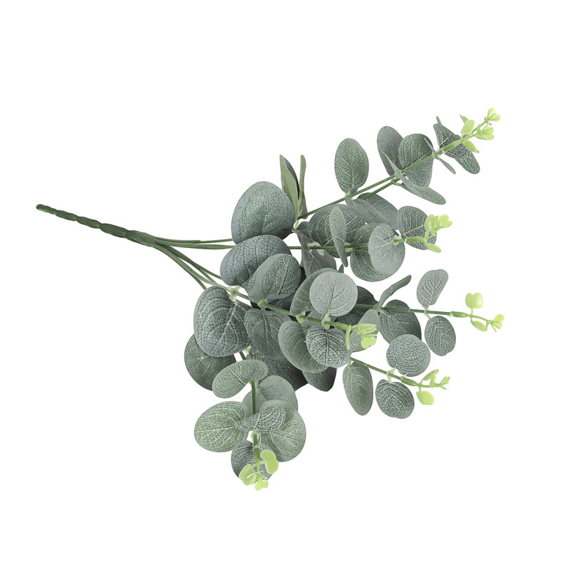 Feuilles d'eucalyptus artificiel, Vert givré