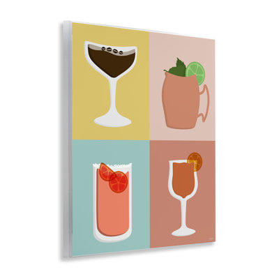 "Mixed Cocktail Drinks", art mural par Natalie Carpentieri