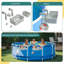 Améliorez votre piscine avec 2 paniers de rangement, accessoires pour piscine hors terre