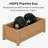 HIKHDPE Planter Box Indoor Outdoor Use Garden Bed for Vegetables, Fruits,Herbs-286347826
