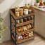 Support à panier en bois avec 5 tiroirs-135656488