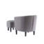 Fauteuil demi-tonneau avec repose-pieds Anges-1733547627
